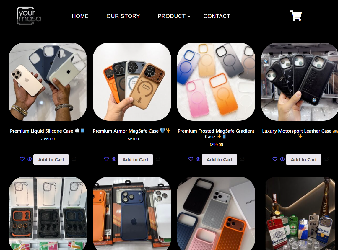 Your Masa Product Page